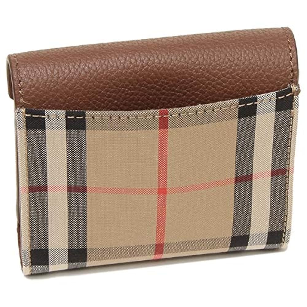 Burberry チェック柄 二つ折り財布 バーバリー y2k ブランド レトロ BURBERRY バーバリー ノバチェック 二つ折り財布 Wホック レザー